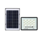 Αδιάβροχος ηλιακός προβολέας LED 600W με πάνελ Solar Light μαύρο/λευκό