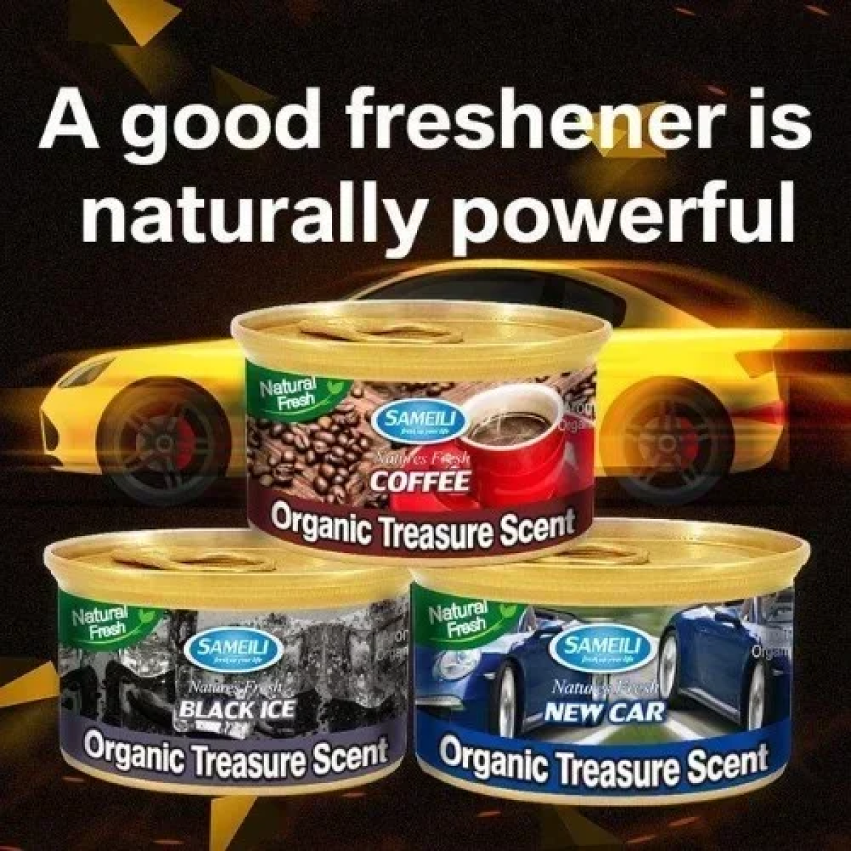 Άρωμα Αυτοκινήτου σε κονσέρβα 52g Organic Treasure Scent