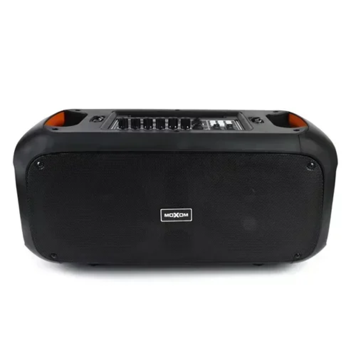 Ασύρματο Bluetooth ηχείο 2×6.5″ RGB 35W με μικρόφωνα & τηλεχειρισμό Moxom MX-SK52 – μαύρο - Image 3