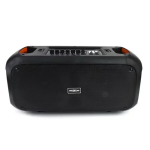 Ασύρματο Bluetooth ηχείο 2×6.5″ RGB 35W με μικρόφωνα & τηλεχειρισμό Moxom MX-SK52 – μαύρο - Image 3