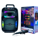 Ασύρματο Φορητό Ηχείο Bluetooth 8" 10W με Μικρόφωνο Karaoke & Τηλεχειριστήριο GY-801 - Image 4