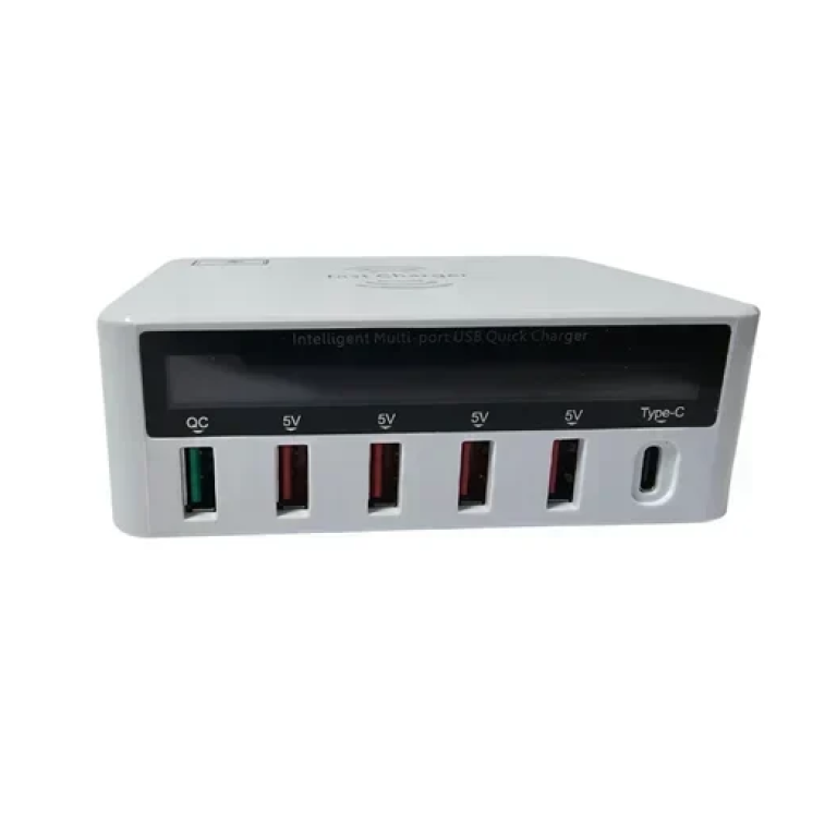 Ασύρματος έξυπνος φορτιστής συσκευών USB Jiageng JG665 - λευκό