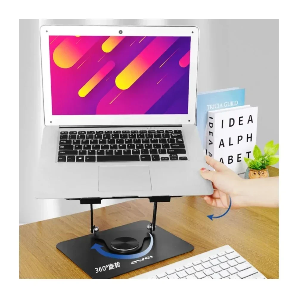 Awei Βάση Στήριξης για Laptop έως 16" (X46) - Μαύρο