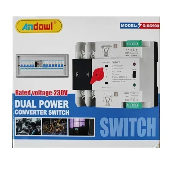 Διακόπτης διπλού μετατροπέα ισχύος Dual Power Converter Switch Andowl Q-KG900