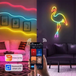 Διακοσμητική ταινία LED RGB 5m με τηλεχειριστήριο και WiFi - LED Neon Lights LD06 - Image 2