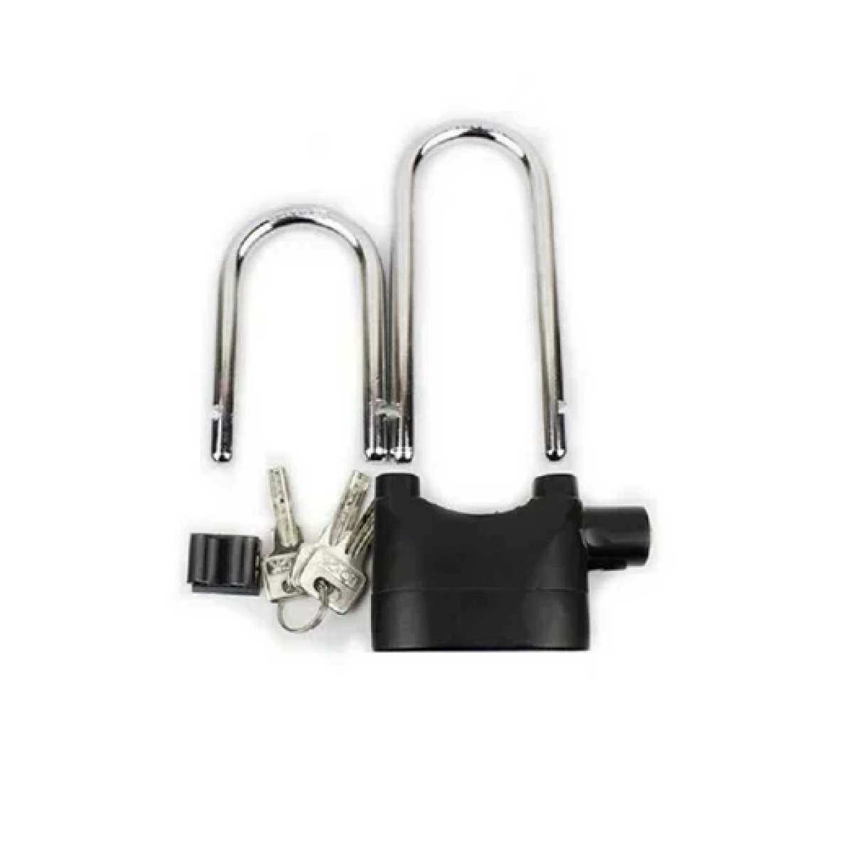 Διπλό λουκέτο Αlarm Disc Lock με συναγερμό 110 dB μαύρο - Image 2