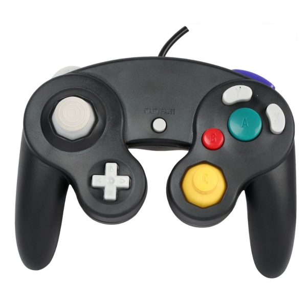 Ενσύρματο Χειριστήριο για Wii Nintendo Gamecube - Μαύρο