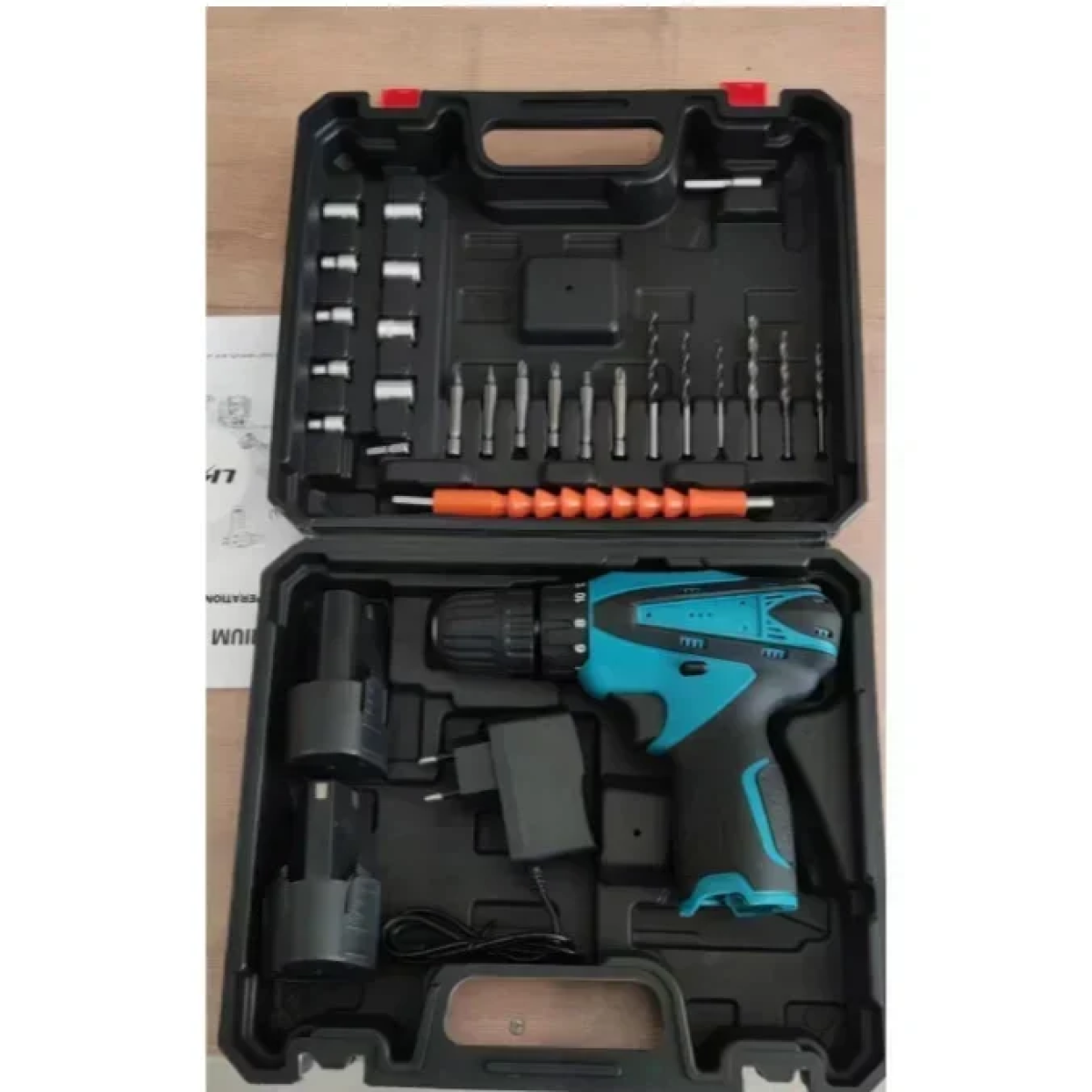 Επαναφορτιζόμενο Δραπανοκατσάβιδο RX Tools Σε Βαλίτσα Μεταφοράς Με Εξοπλισμό 24 Τεμαχίων