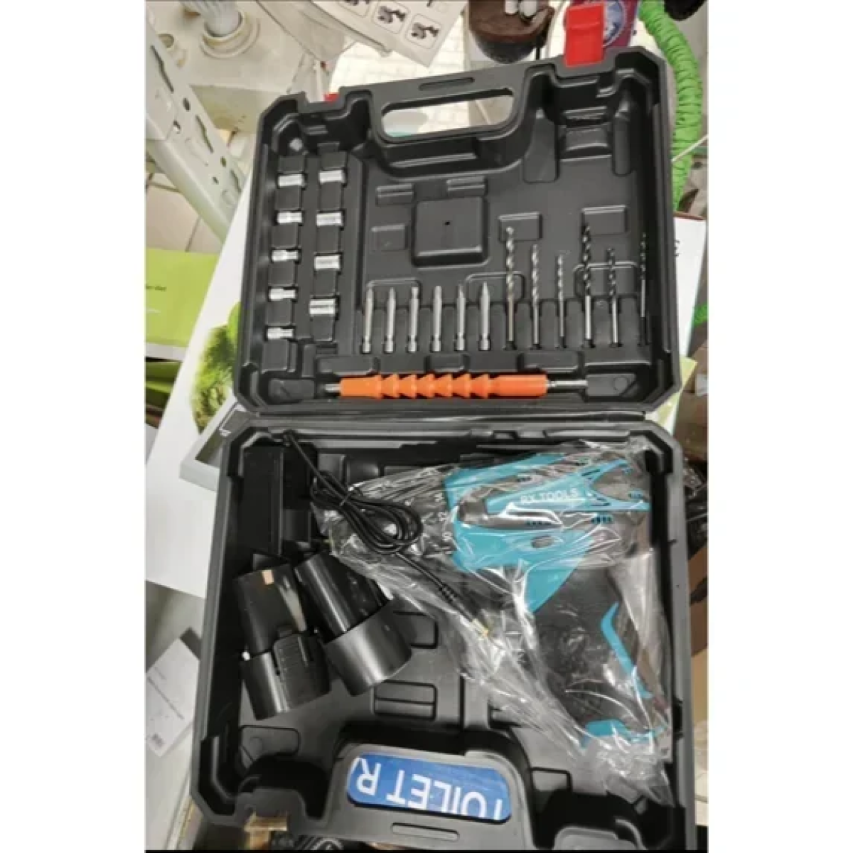 Επαναφορτιζόμενο Δραπανοκατσάβιδο RX Tools Σε Βαλίτσα Μεταφοράς Με Εξοπλισμό 24 Τεμαχίων