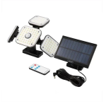 Επιτοίχιο ηλιακό φωτιστικό κήπου με τηλεχειριστήριο Andowl Q-TY111