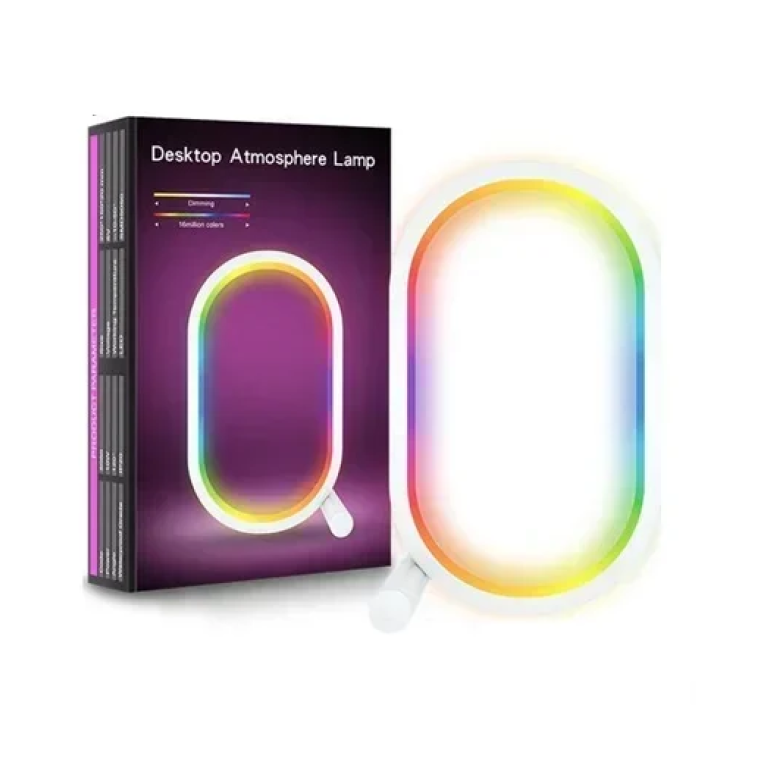 Έξυπνο επιτραπέζιο φωτιστικό LED RGB με τηλεχειριστήριο SAL053 - λευκό