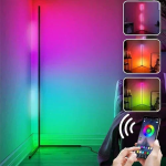 Έξυπνο φωτιστικό δαπέδου LED RGB 1.2m LD021 - μαύρο - Image 2