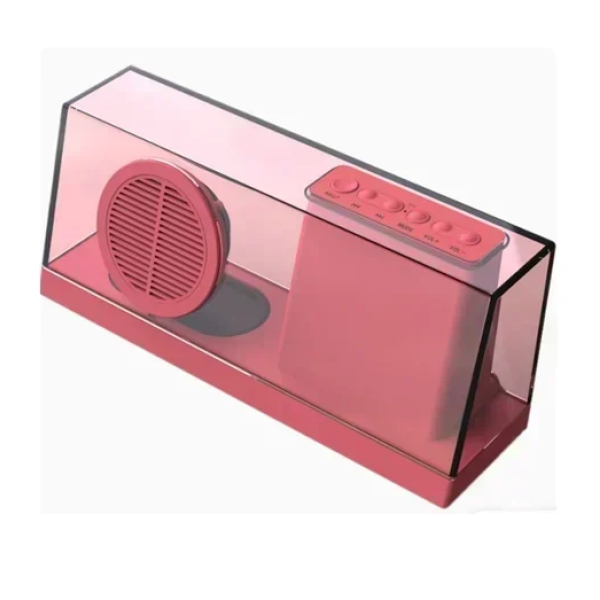 Φορητό ασύρματο ηχείο Bluetooth διάφανο Sardine SDY-033 κόκκινο