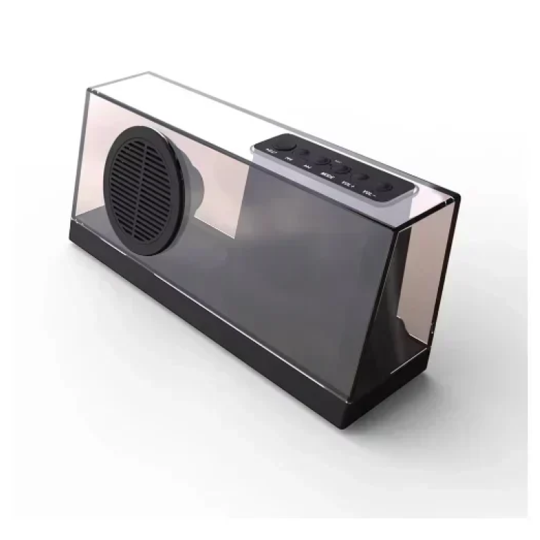 Φορητό ασύρματο ηχείο Bluetooth διάφανο Sardine SDY-033 μαύρο