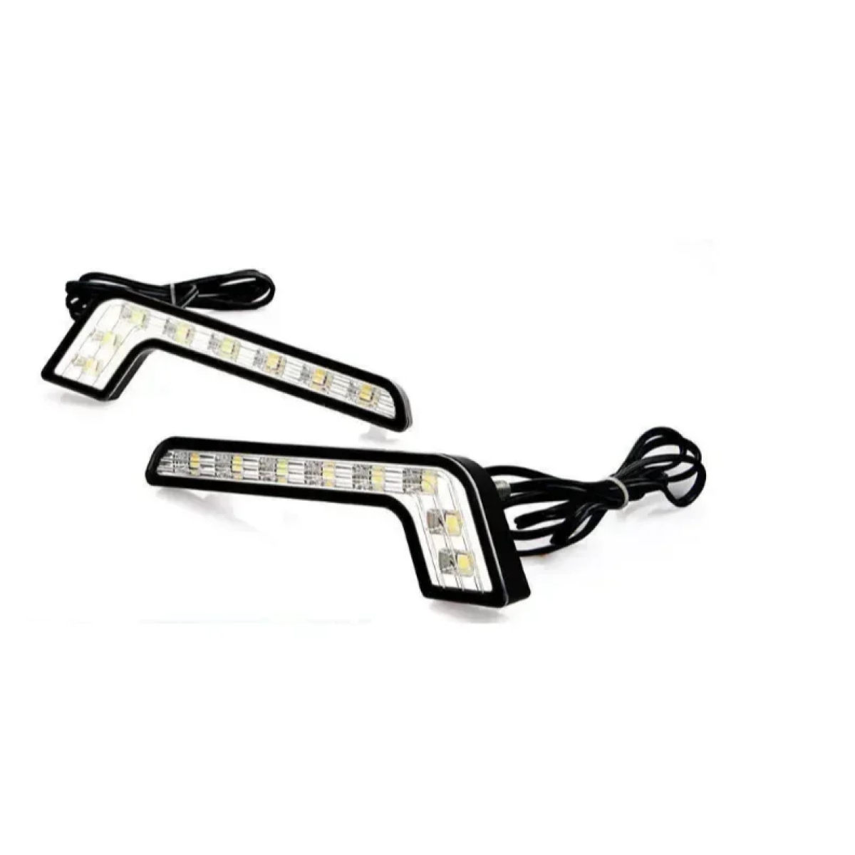 Φώτα ημέρας LED L-Shape 2 τεμάχια OEM