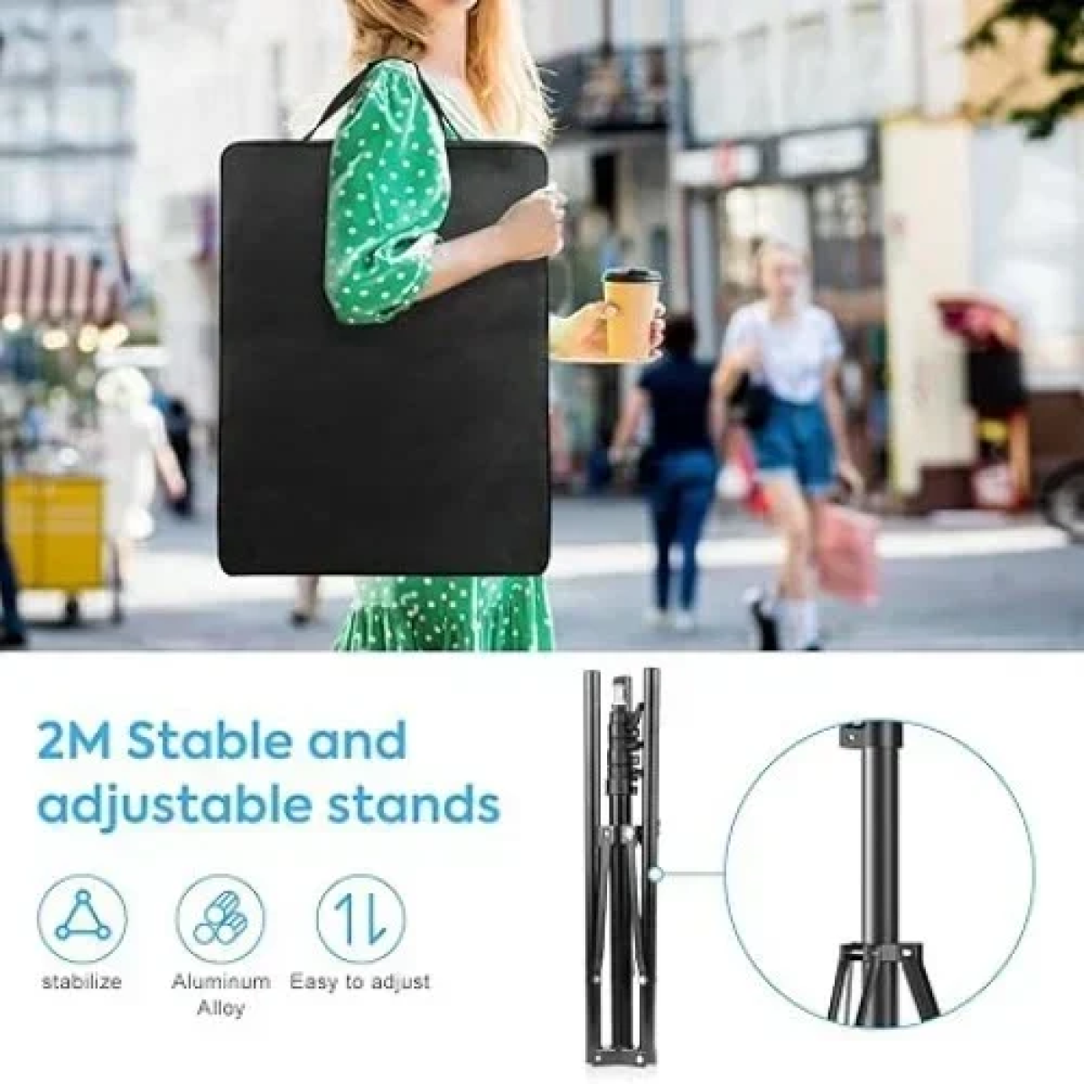 Φωτιστικό φωτογράφισης LED Photographic Fill Light RL-24 μαύρο