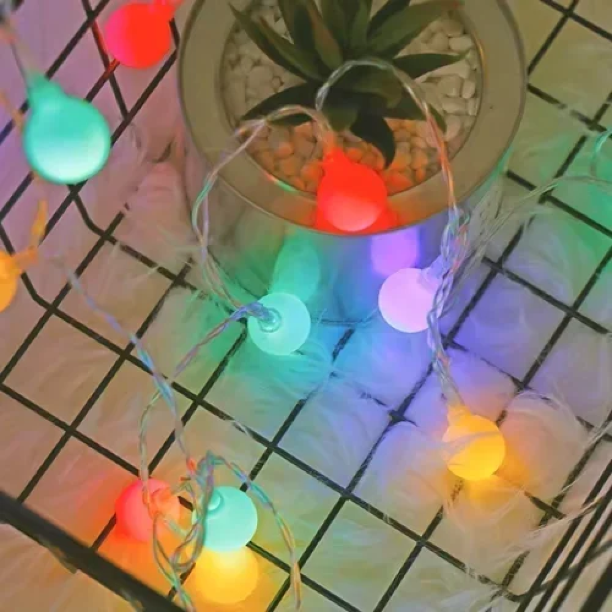 Γιρλάντα φωτισμού LED RGB 20m 200LED με τηλεχειριστήριο PX042 - Image 3