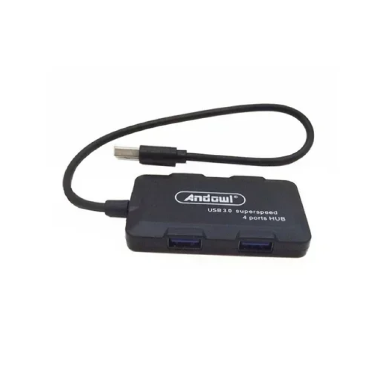HUD Card με 4 θύρες USB 3.0 Hub Andowl Q-HU302B μαύρο