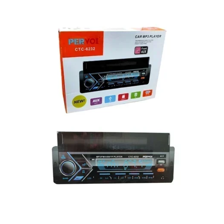Ηχοσύστημα αυτοκινήτου MP3 player Pervoi CTC-6232 μαύρο