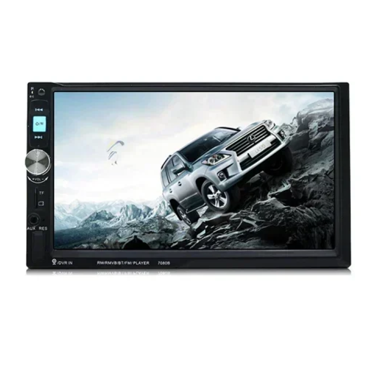 Ηχοσύστημα αυτοκινήτου Universal 2DIN (Bluetooth/USB) με οθόνη αφής 7" 7080B - μαύρο