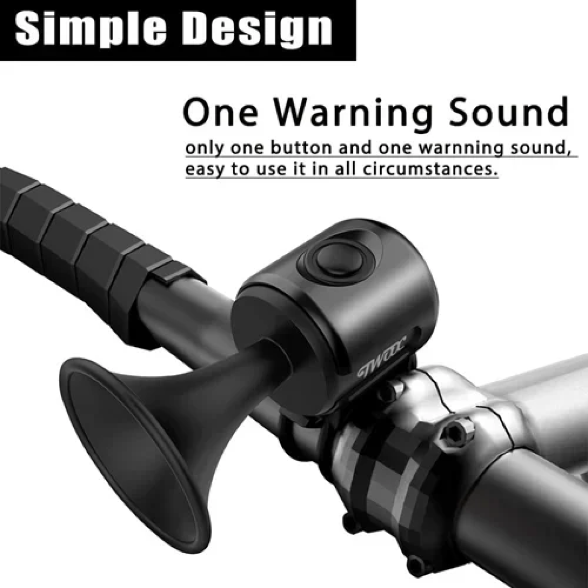 Ηλεκτρικό κουδούνι ποδηλάτου Electric Horn EH-2 κόκκινο - Image 2