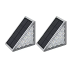 Ηλιακά γωνιακά φωτιστικά σκάλας LED 6500K – Deck Lights