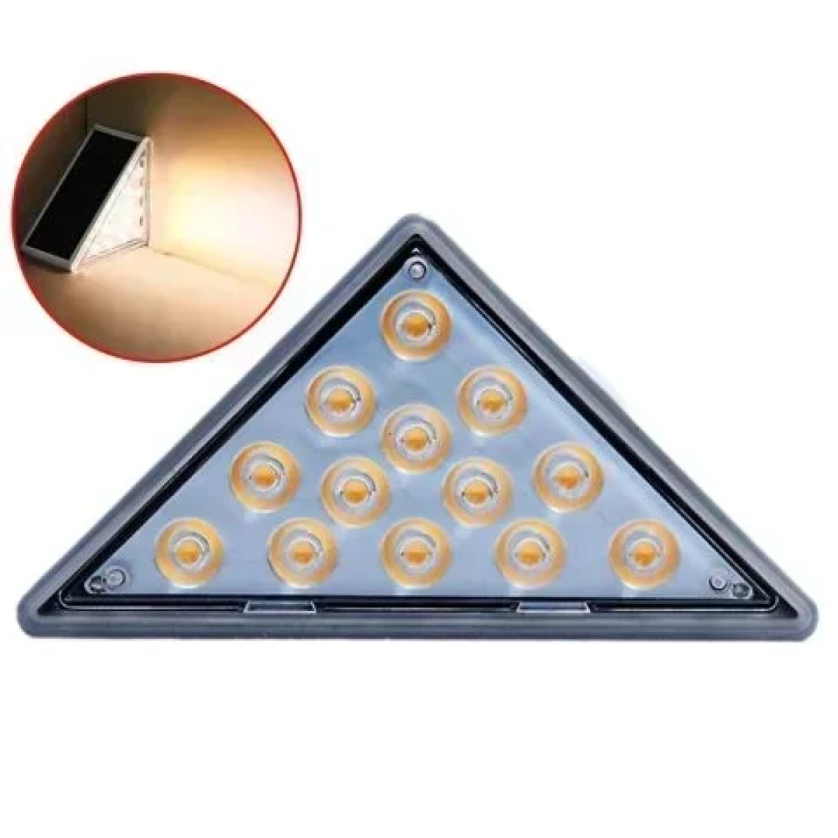 Ηλιακά γωνιακά φωτιστικά σκάλας LED 6500K – Deck Lights - Image 3