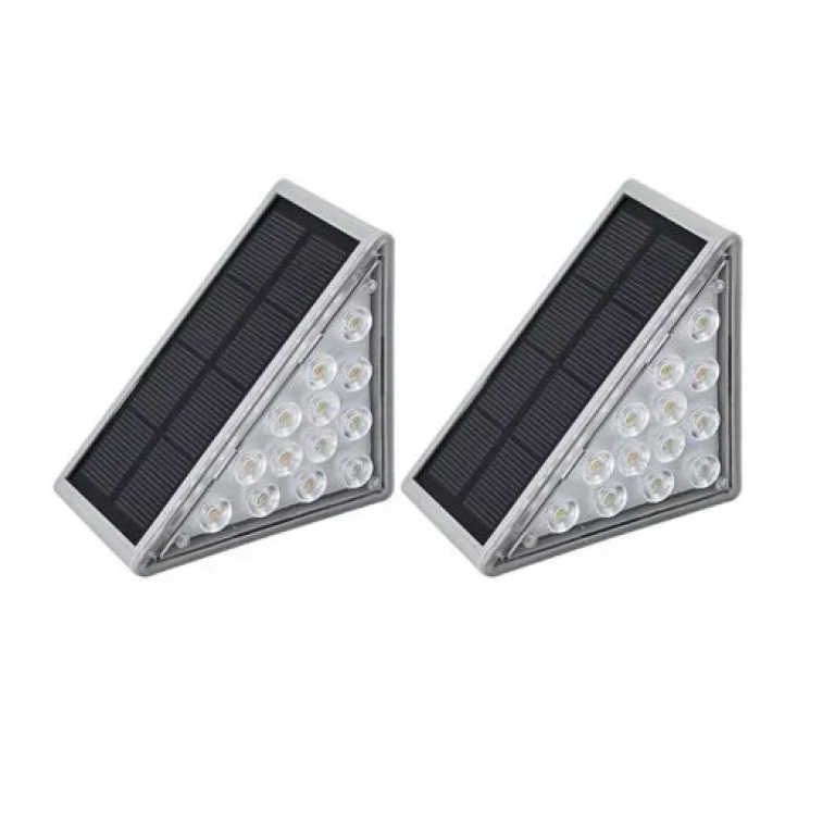 Ηλιακά γωνιακά φωτιστικά σκάλας LED 6500K – Deck Lights