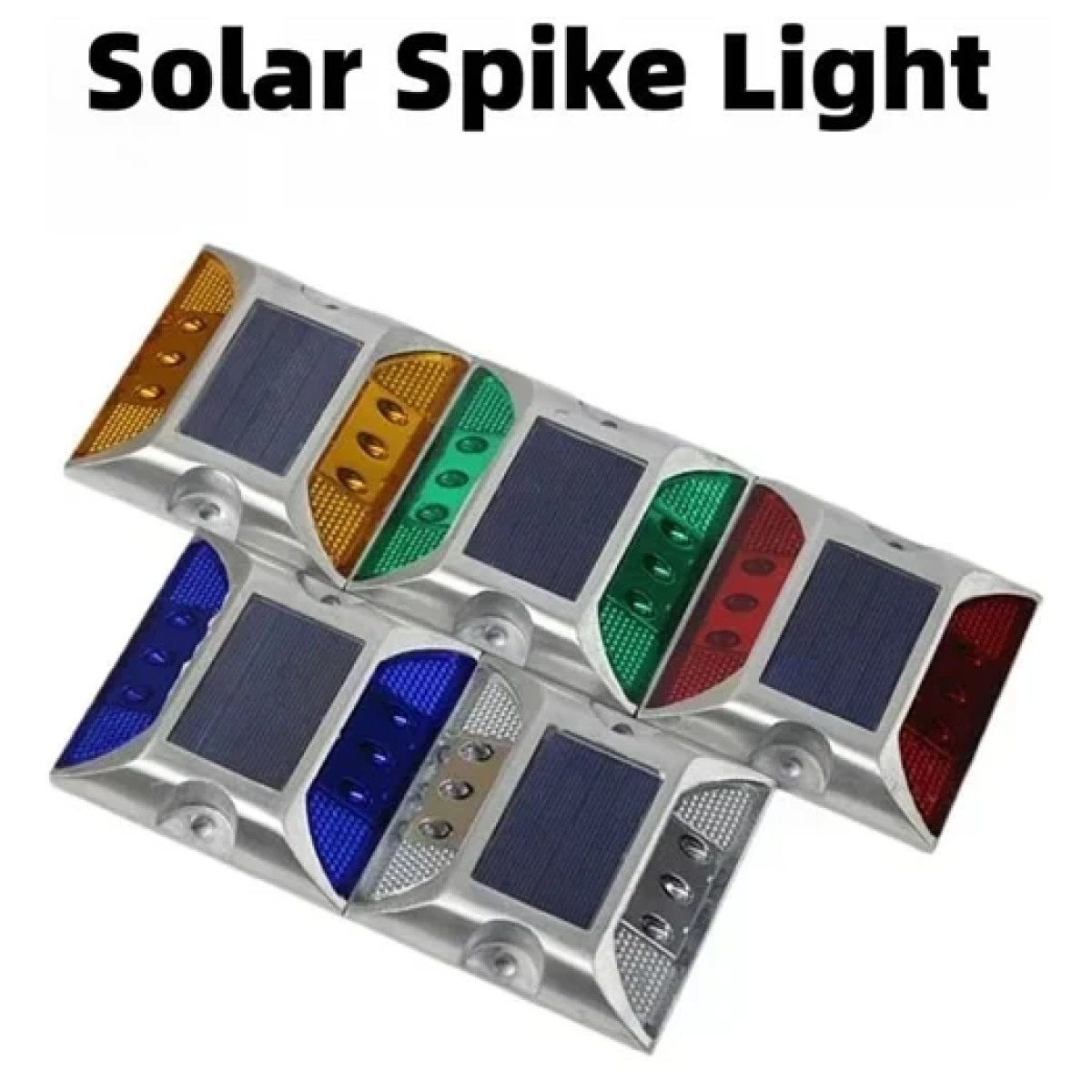 Ηλιακό φως εδάφους/δρόμου Solar Road Stud Jiageng JG689 κίτρινο - Image 4