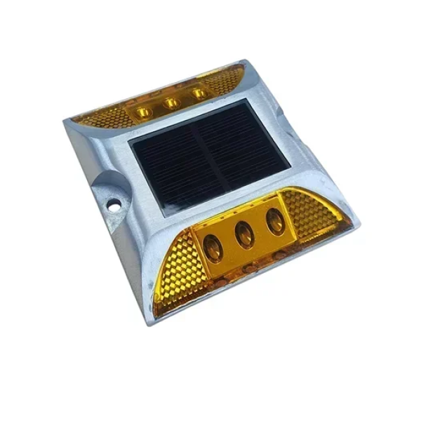 Ηλιακό φως εδάφους/δρόμου Solar Road Stud Jiageng JG689 κίτρινο