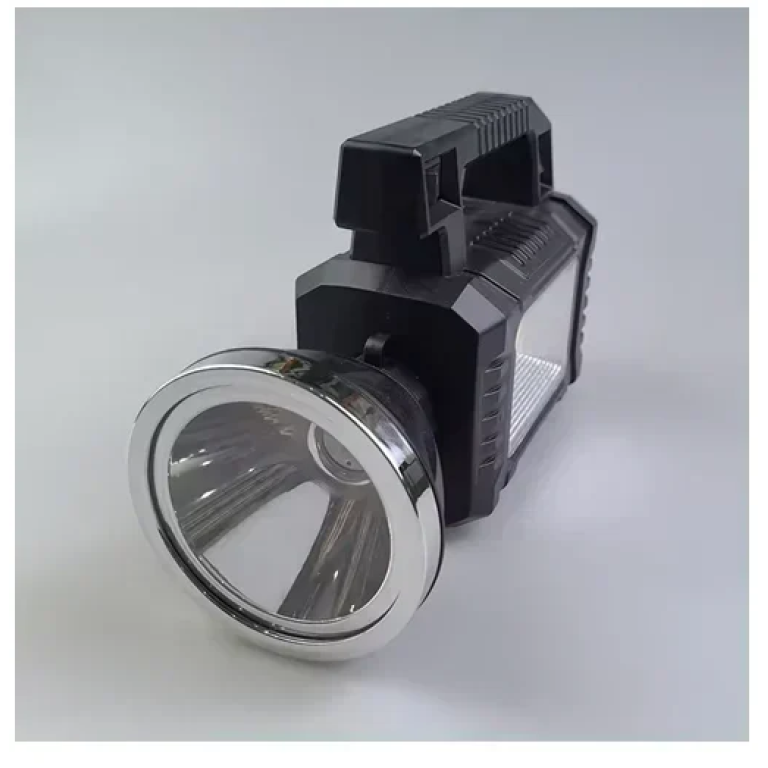 Ηλιακός φακός εργασίας/έκτακτης ανάγκης/camping LED και Power bank HB-1923 μαύρο