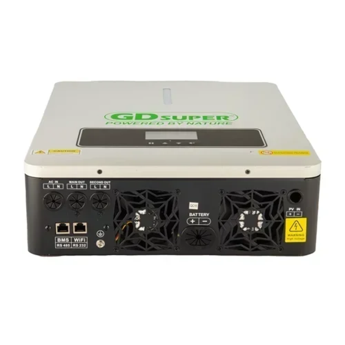 Inverter καθαρού ημιτόνου υβριδικό GDSUPER 3.6kW – 3600W 24V μονοφασικό WIFI MPPT - Image 3