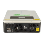 Inverter καθαρού ημιτόνου υβριδικό GDSUPER 3.6kW – 3600W 24V μονοφασικό WIFI MPPT - Image 3