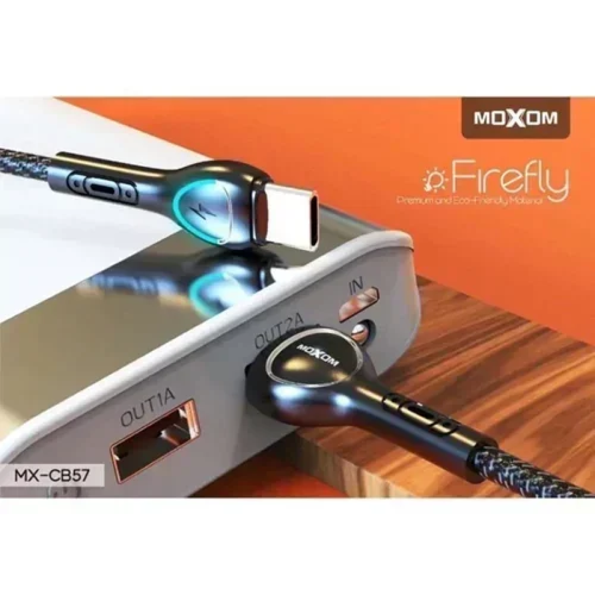 Καλώδιο Micro Usb 2.4A 1000mm Moxom MX-CB57 μαύρο - Image 3