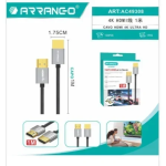 Καλώδιο Σύνδεσης HDMI 4K Ultra-Speed ​​1M Arrango AC49308