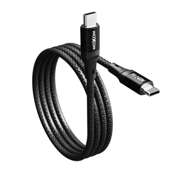 Καλώδιο Type-C to Type-C 240W Moxom MX-CB158 μαύρο