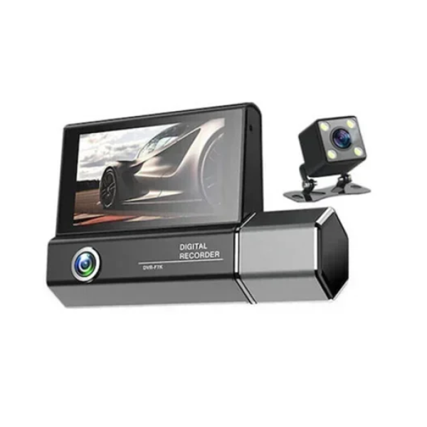Κάμερα DVR αυτοκινήτου 1080P για ταμπλό 170° Night vision 3 Lens DV-3L – OEM