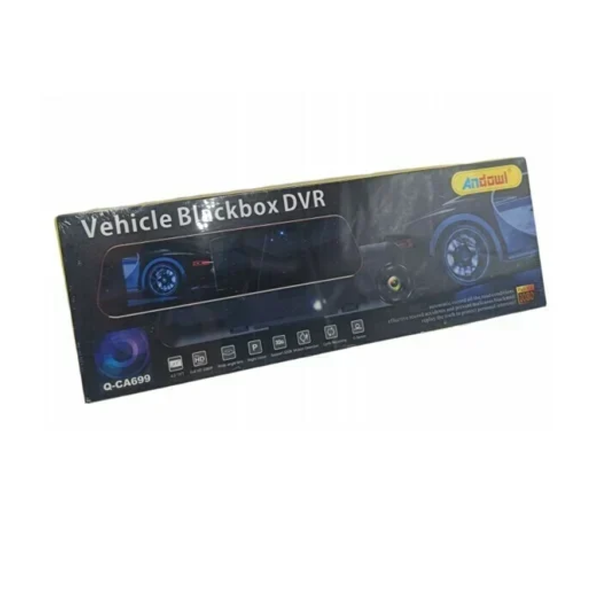 Καθρέπτης με κάμερα DVR αυτοκινήτου 1080P με οθόνη 4.3" Andowl Q-CA699 μαύρο - Image 2