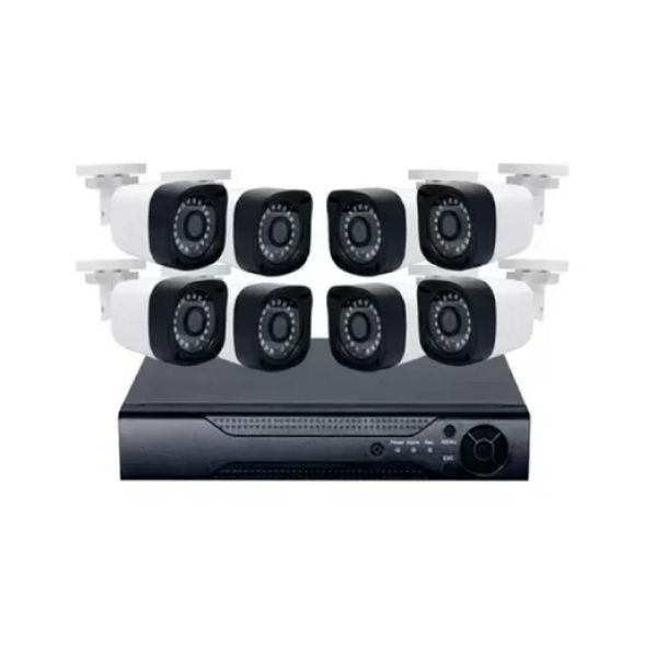 Kit IP 8 καμερών ασφαλείας 4K WiFi και καταγραφικό Andowl Q-S888