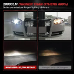 Λάμπες αυτοκινήτου LED 100W 20000LM 6000K NovSight A397-F06-H4 - Image 4