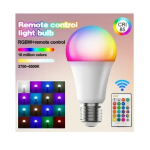 Λαμπτήρας LED RGB με τηλεχειριστήριο 3W YK-A50-3W λευκό - Image 2