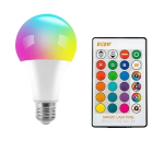 Λαμπτήρας LED RGB με τηλεχειριστήριο 3W YK-A50-3W λευκό