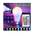 Λαμπτήρας LED RGB με τηλεχειριστήριο 3W YK-A50-3W λευκό - Image 4