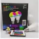 Λαμπτήρες LED RGB 2 τεμάχια με τηλεχειριστήριο Ezra DL13