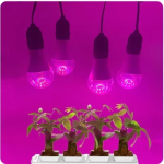 Λαμπτήρες Smart Bulb LED για ανάπτυξη φυτών TUYA-Α60-9W λευκό - Image 3