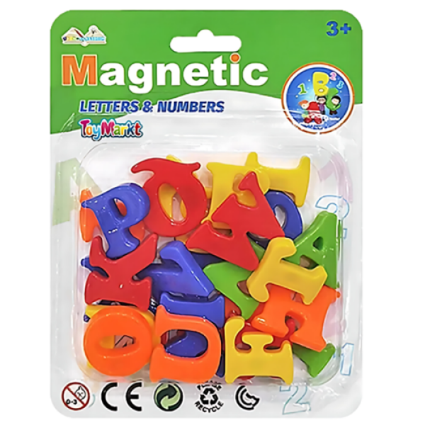 ΜΑΓΝΗΤΙΚΑ ΓΡΑΜΜΑΤΑ ΜΙΚΡΗ ΚΑΡΤΕΛΑ 14x18x2cm ToyMarkt 913511 - 1 τμχ