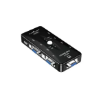 Μετατροπέας USB 2.0 4 σε 1 KVM Andowl Q-K301 μαύρο