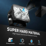 Off-Road προβολάκια αλουμινίου Flood Light λευκό 40W 6500K IP68 12-24V Novsight A500-WL3-3S – μαύρο - Image 6