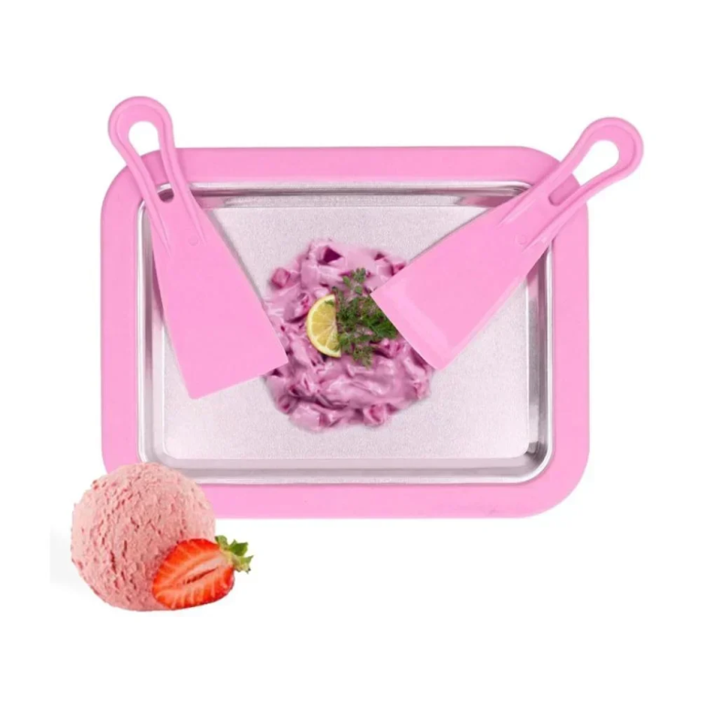Παγωτομηχανή Από Μέταλλο Instant Ice Cream Maker Ροζ