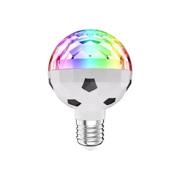 Περιστρεφόμενος λαμπτήρας DISCO LED RGB Foyu FO-12-22 λευκό